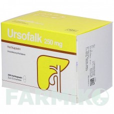 УРСОФАЛЬК (URSOFALK) 250 мг капсулы 200 шт - Урсодезоксихолевая кислота KOHLPHARMA