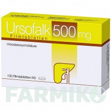 УРСОФАЛЬК (URSOFALK) 500 мг таблетки 50 шт - Урсодезоксихолева кислота DR.FALK PHARMA