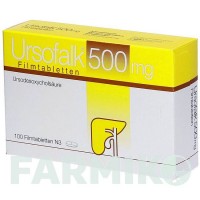 УРСОФАЛЬК (URSOFALK) 500 мг таблетки 100 шт - Урсодезоксихолева кислота DR.FALK PHARMA