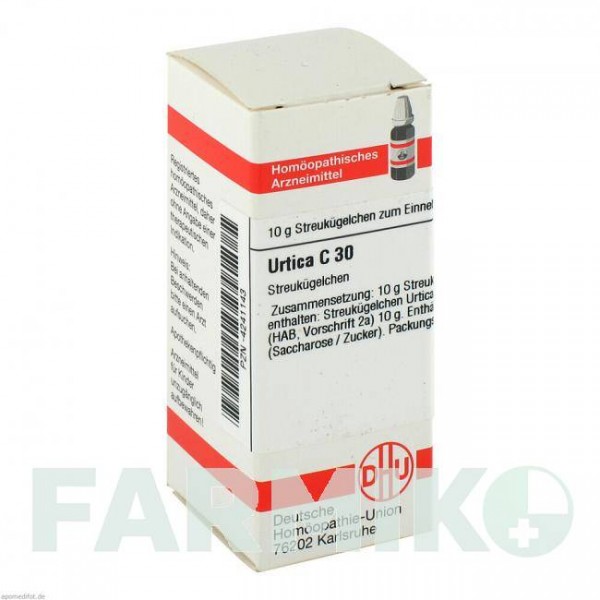 УРТИКА (URTICA) C 30 глобули 10 г - Гомеопатия DHU