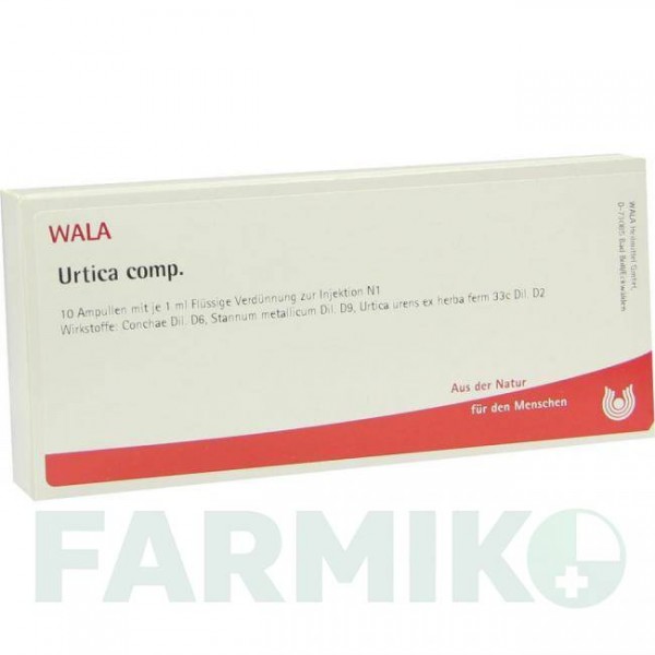 УРТИКА КОМП (URTICA COMP) ампулы 10x1 мл - Гомеопатия WALA HEILMITTEL