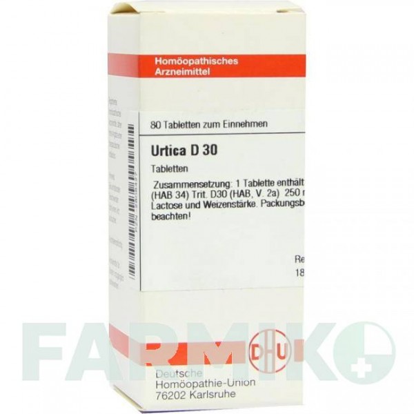 УРТИКА (URTICA) D 30 таблетки 80 шт - Гомеопатія DHU