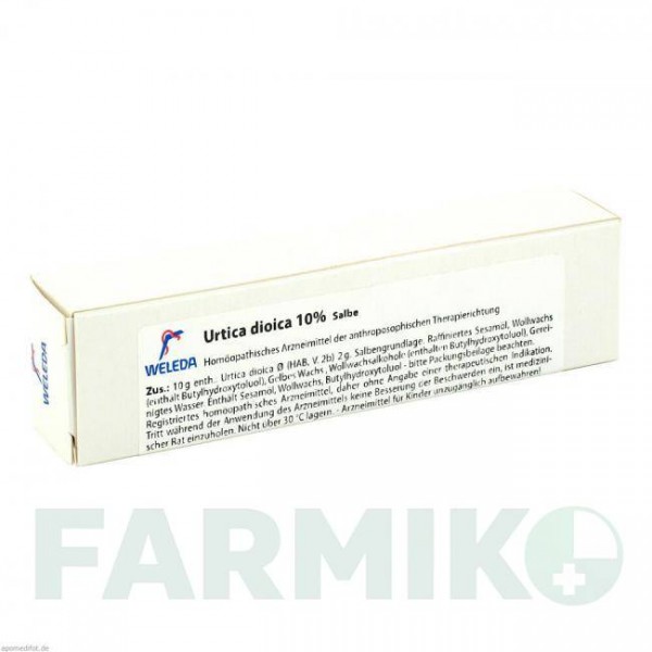 УРТИКА ДИОИКА (URTICA DIOICA) 10% мазь 25 г - Гомеопатия WELEDA