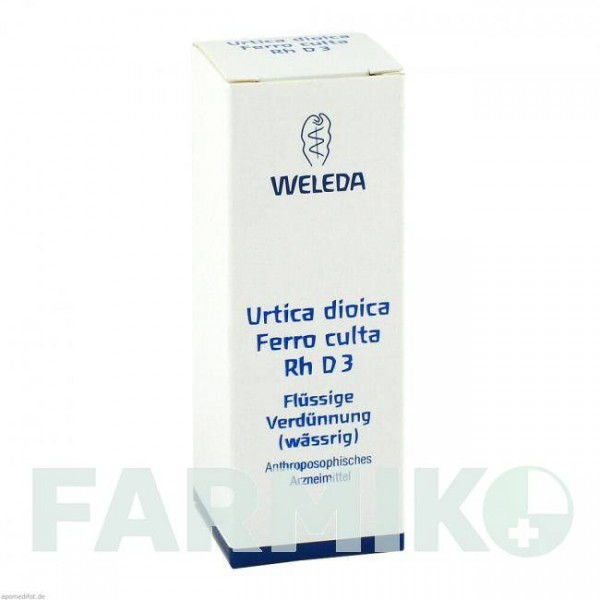 УРТИКА ДІОЇКА (URTICA DIOICA) D 3 розчин 20 мл - Гомеопатія WELEDA