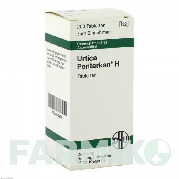 УРТИКА ПЕНТАРКАН (URTICA PENTARKAN) таблетки 200 шт - Гомеопатія DHU