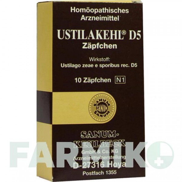 УСТИЛАКЕЛЬ (USTILAKEHL) D 5 супозиторії 10x2 г - Гомеопатія SANUM-KEHLBECK