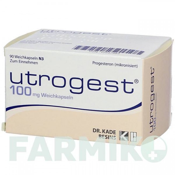 УТРОГЕСТ (UTROGEST) 100 мг капсулы 90 шт - Прогестерон BESINS HEALTHCARE