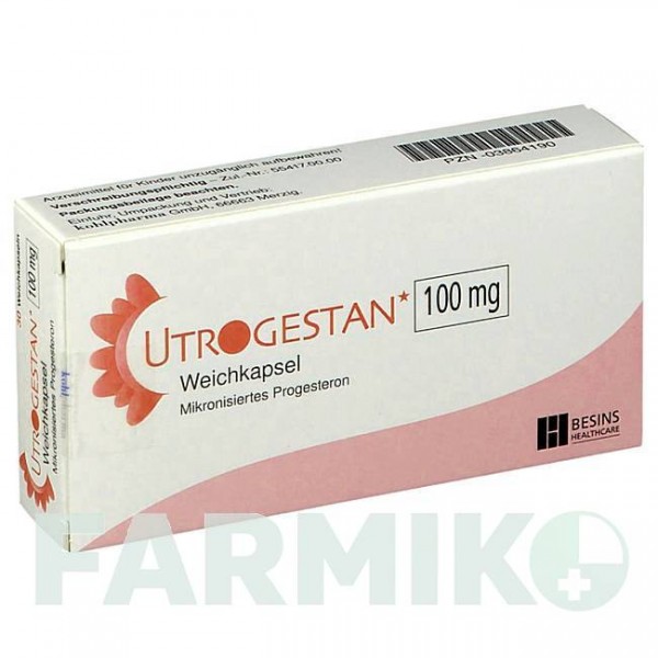 УТРОГЕСТАН (UTROGESTAN) 100 мг капсулы 30 шт - Прогестерон KOHLPHARMA