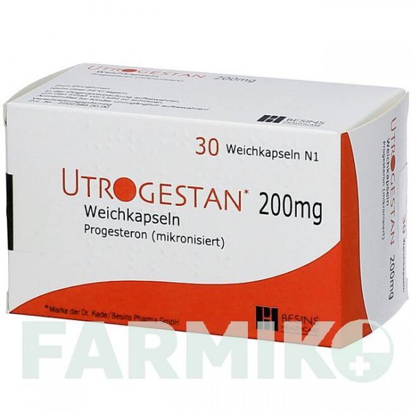 УТРОГЕСТАН (UTROGESTAN) 200 мг капсулы 30 шт - Прогестерон EMRA-MED