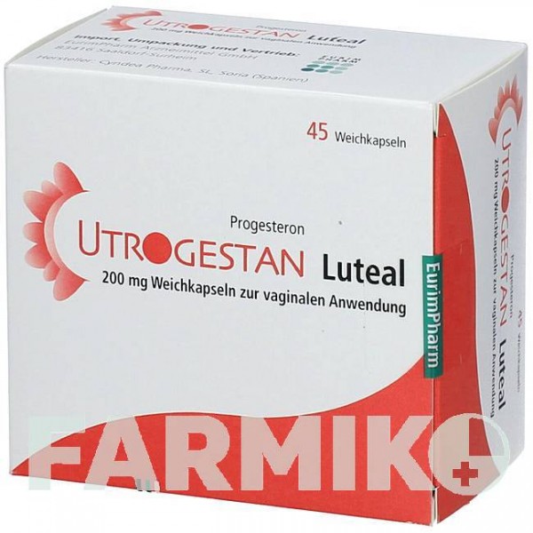 УТРОГЕСТАН (UTROGESTAN) 200 мг капсулы 90 шт - Прогестерон EURIMPHARM