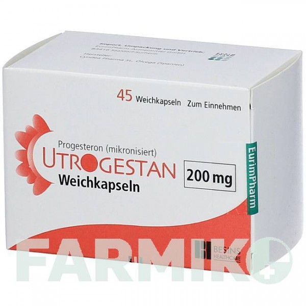 УТРОГЕСТАН (UTROGESTAN) 200 мг капсулы 30 шт - Прогестерон EURIMPHARM