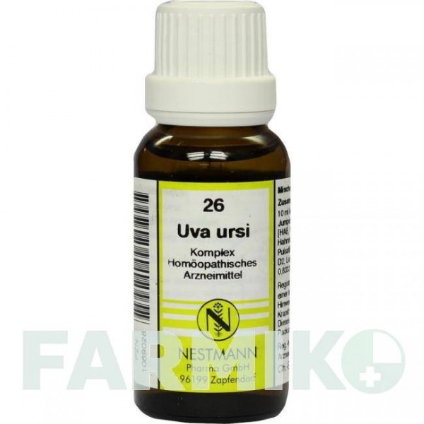 УВА УРСИ (UVA URSI) раствор 20 мл - Гомеопатия NESTMANN PHARMA