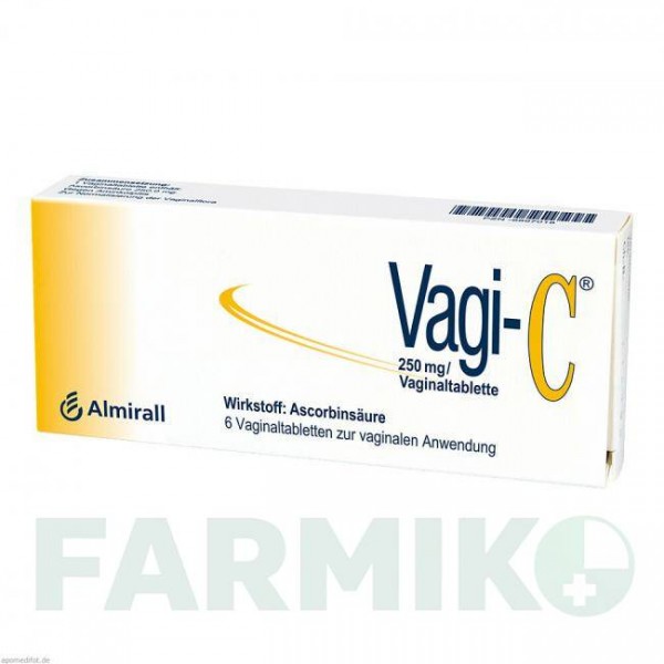 ВАГИ (VAGI) таблетки 6 шт - Аскорбиновая кислота ALMIRALL