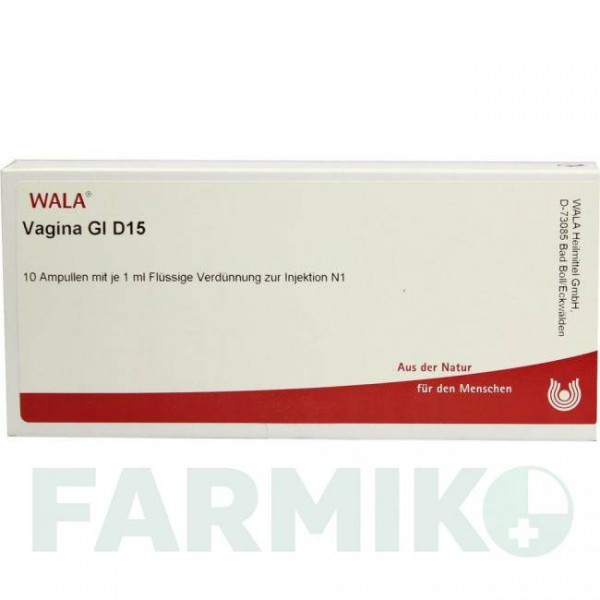 ВАГИНА (VAGINA) D 15 ампулы 10x1 мл - Гомеопатия WALA HEILMITTEL