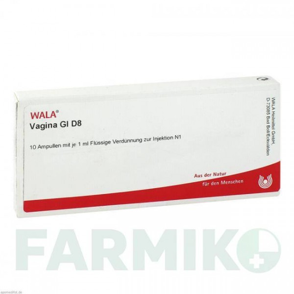 ВАГИНА (VAGINA) D 8 ампулы 10x1 мл - Гомеопатия WALA HEILMITTEL