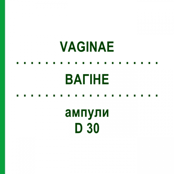 ВАГИНЕ (VAGINAE) D 30 ампулы 10x1 мл - Гомеопатия WALA HEILMITTEL