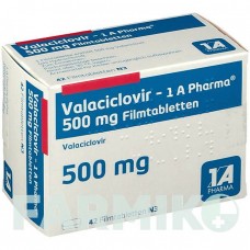 ВАЛАЦИКЛОВІР (VALACICLOVIR) 500 мг таблетки 42 шт - Валацикловір 1 A PHARMA
