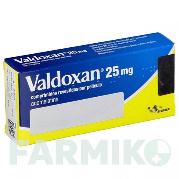 ВАЛЬДОКСАН (VALDOXAN) 25 мг таблетки 98 шт - Агомелатин DOCPHARM