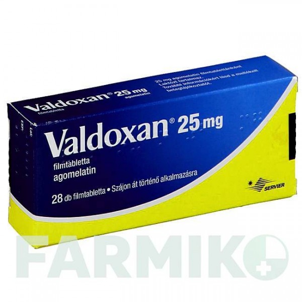 ВАЛЬДОКСАН (VALDOXAN) 25 мг таблетки 28 шт - Агомелатин EMRA-MED