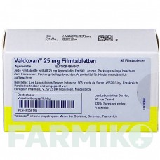 ВАЛЬДОКСАН (VALDOXAN) 25 мг таблетки 28 шт - Агомелатин EUROPEAN PHARMA