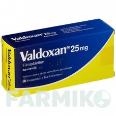 ВАЛЬДОКСАН (VALDOXAN) 25 мг таблетки 98 шт - Агомелатин KOHLPHARMA