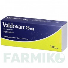 ВАЛЬДОКСАН (VALDOXAN) 25 мг таблетки 98 шт - Агомелатин ORIFARM