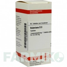 ВАЛЕРІАНА (VALERIANA) D 3 таблетки 80 шт - Гомеопатія DHU