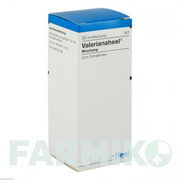 ВАЛЕРИАНА ХЕЛЬ (VALERIANA HEEL) капли 30 мл - Гомеопатия BIOLOGISCHE HEILMITTEL HEEL