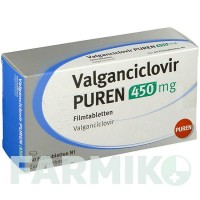 ВАЛЬГАНЦИКЛОВИР (VALGANCICLOVIR) 450 мг таблетки 60 шт - Валганцикловир PUREN PHARMA