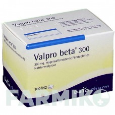 ВАЛЬПРО (VALPRO) 300 таблетки 100 шт - Вальпроевая кислота BETAPHARM
