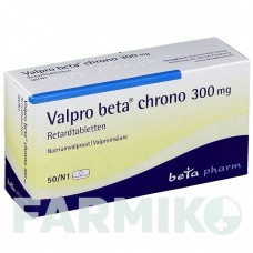 ВАЛЬПРО (VALPRO) 300 мг таблетки 50 шт - Вальпроевая кислота BETAPHARM