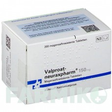 ВАЛЬПРОАТ (VALPROAT) 150 мг таблетки 200 шт - Вальпроєва кислота NEURAXPHARM