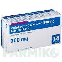 ВАЛЬПРОАТ (VALPROAT) 300 мг таблетки 50 шт - Вальпроевая кислота 1 A PHARMA