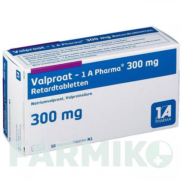 ВАЛЬПРОАТ (VALPROAT) 300 мг таблетки 50 шт - Вальпроєва кислота 1 A PHARMA