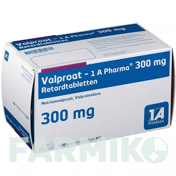 ВАЛЬПРОАТ (VALPROAT) 300 мг таблетки 100 шт - Вальпроєва кислота 1 A PHARMA