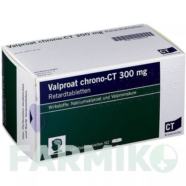 ВАЛЬПРОАТ (VALPROAT) 300 мг таблетки 100 шт - Вальпроевая кислота ABZ PHARMA