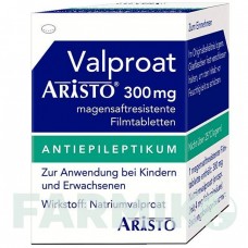 ВАЛЬПРОАТ (VALPROAT) 300 мг таблетки 100 шт - Вальпроевая кислота ARISTO PHARMA