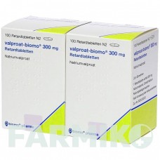 ВАЛЬПРОАТ (VALPROAT) 300 мг таблетки 200 шт - Вальпроєва кислота BIOMO PHARMA