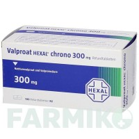 ВАЛЬПРОАТ (VALPROAT) 300 мг таблетки 100 шт - Вальпроєва кислота HEXAL