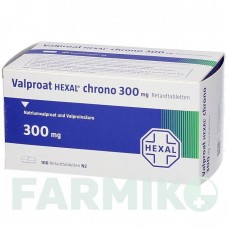 ВАЛЬПРОАТ (VALPROAT) 300 мг таблетки 100 шт - Вальпроєва кислота HEXAL