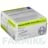 ВАЛЬПРОАТ (VALPROAT) 300 мг таблетки 2x100 шт - Вальпроєва кислота HEXAL