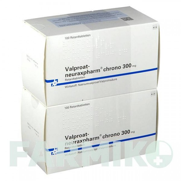 ВАЛЬПРОАТ (VALPROAT) 300 мг таблетки 200 шт - Вальпроєва кислота NEURAXPHARM