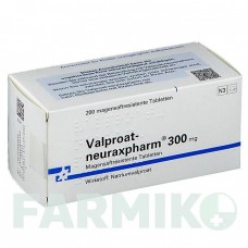 ВАЛЬПРОАТ (VALPROAT) 300 мг таблетки 50 шт - Вальпроєва кислота NEURAXPHARM