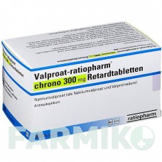 ВАЛЬПРОАТ (VALPROAT) 300 мг таблетки 100 шт - Вальпроєва кислота RATIOPHARM