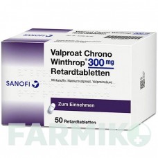 ВАЛЬПРОАТ (VALPROAT) 300 мг таблетки 50 шт - Вальпроєва кислота SANOFI