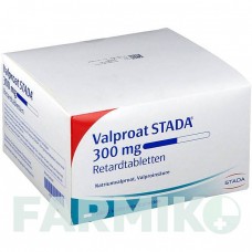 ВАЛЬПРОАТ (VALPROAT) 300 мг таблетки 200 шт - Вальпроєва кислота STADAPHARM