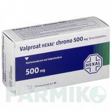ВАЛЬПРОАТ (VALPROAT) 500 мг таблетки 50 шт - Вальпроевая кислота HEXAL