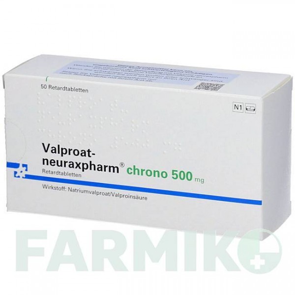 ВАЛЬПРОАТ (VALPROAT) 500 мг таблетки 50 шт - Вальпроевая кислота NEURAXPHARM