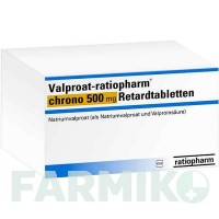 ВАЛЬПРОАТ (VALPROAT) 500 мг таблетки 200 шт - Вальпроевая кислота RATIOPHARM