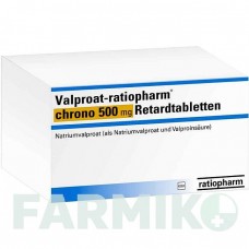 ВАЛЬПРОАТ (VALPROAT) 500 мг таблетки 200 шт - Вальпроевая кислота RATIOPHARM